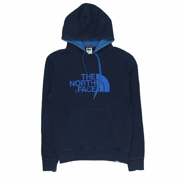 The North Face 90's Spellout Pullover Hoodie XSmall Blue