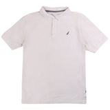 Nautica  Short Sleeve Button Up Polo Shirt XLarge White