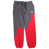 Nike  Rework Wavy Elasticated Waistband Joggers / Sweatpants Small Grey