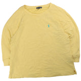 Ralph Lauren  Knitted Crewneck Jumper / Sweater Large Yellow