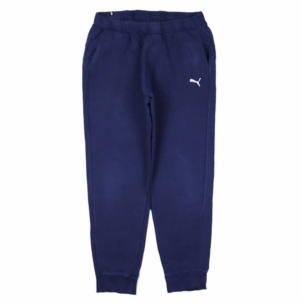 Puma 90's Drawstring Elasticated Waistband Joggers Trousers Large Blue