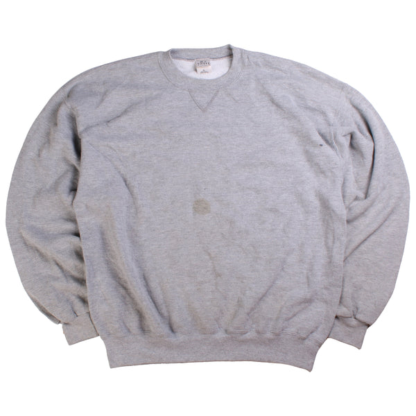 M J Soffe  Crewneck Pullover Sweatshirt XLarge Grey