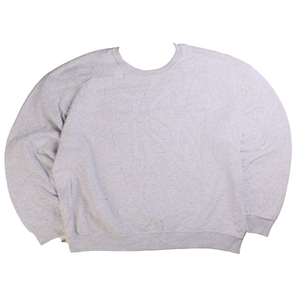 Fruit of the Loom  Plain Heavyweight Crewneck Sweatshirt XLarge (missing sizing label) Grey