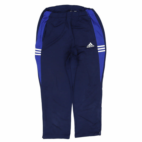 Adidas 90's Drawstring Elasticated Waistband Joggers Trousers 30 Blue