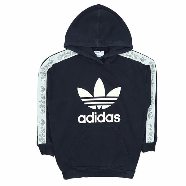 Adidas 90's Spellout Pullover Hoodie XSmall Black