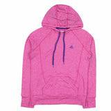 Adidas 90's Spellout Pullover Hoodie Medium (missing sizing label) Pink