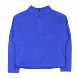 Adidas 90's Quarter Zip Pullover Sweatshirt Large Blue