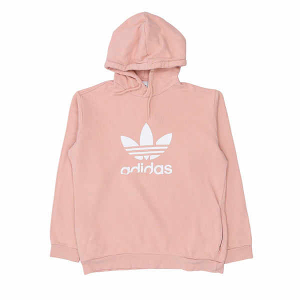 Adidas 90's Spellout Pullover Hoodie Medium Pink