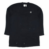 Adidas 90's Heavyweight Crewneck Sweatshirt Small Black