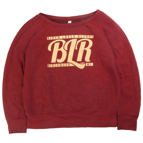 Bella  BLB Large Crewneck Sweatshirt XLarge Burgundy Red