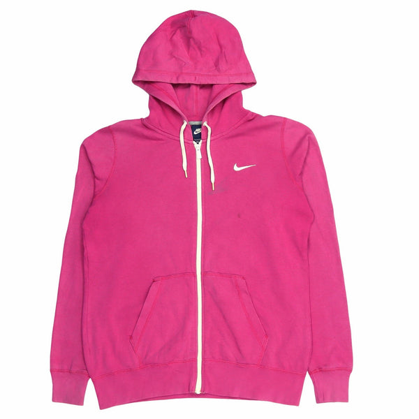 Nike 90's Swoosh Zip Up Hoodie Large Pink