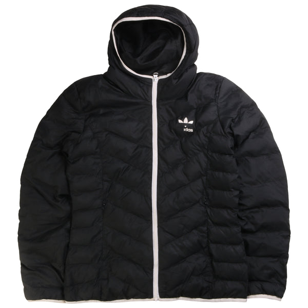 Adidas  Full Zip Up Heavyweight Puffer Jacket Small (missing sizing label) Black