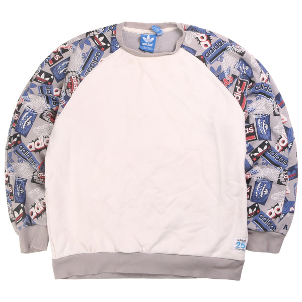 Adidas  Crewneck Heavyweight Sweatshirt Large White