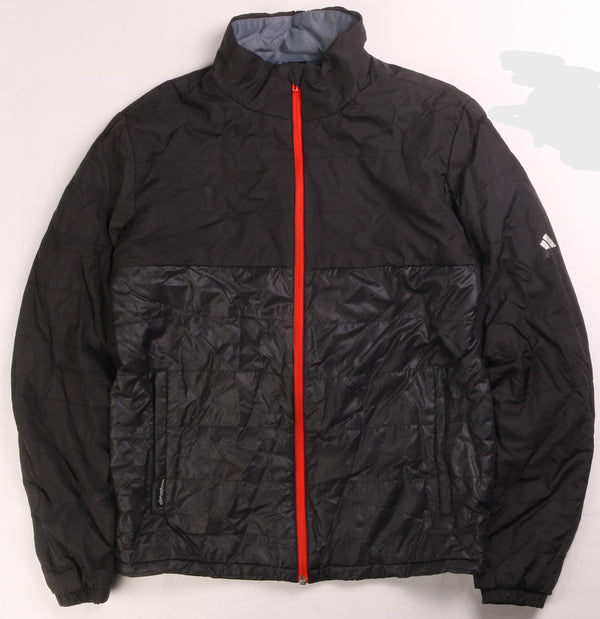 Adidas  Full Zip Up Heavyweight Puffer Jacket Small Black