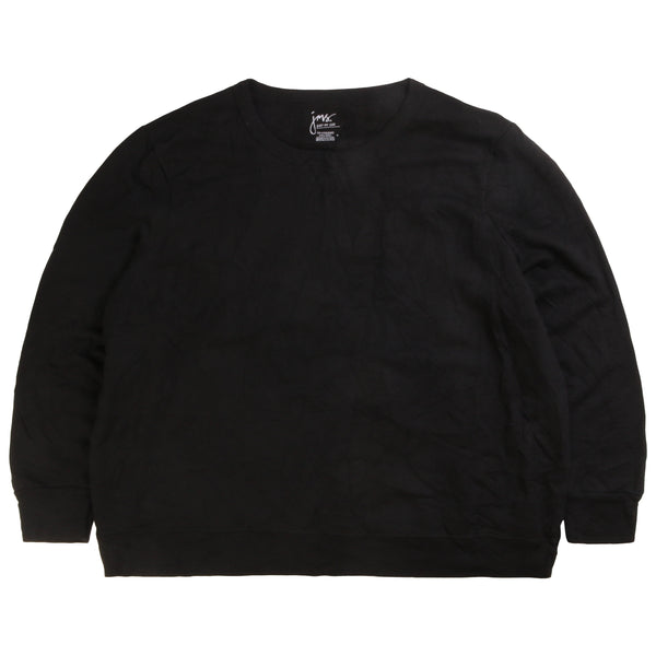 Just My Size  Plain Heavyweight Crewneck Sweatshirt XXLarge (2XL) Black