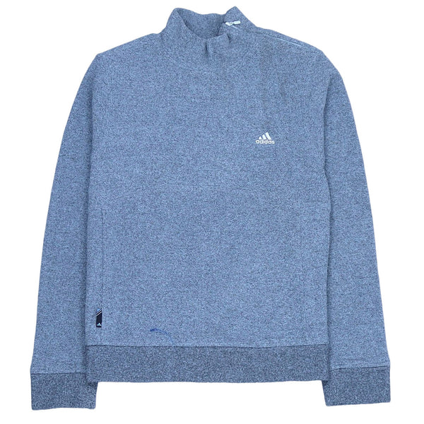 Adidas 90's Spellout Pullover Sweatshirt Small Blue