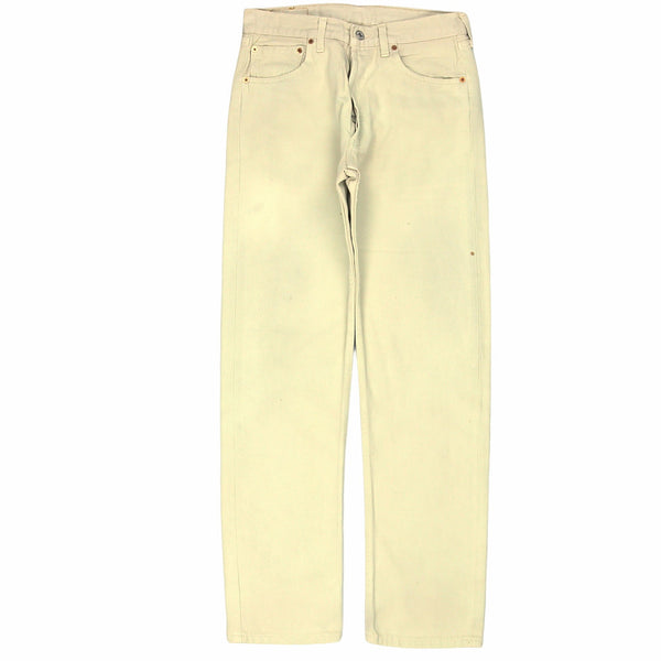 Levi's 90's Slim Denim Trousers 30 Beige Cream