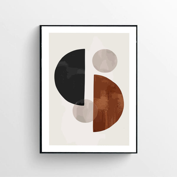 Graphic Shapes No2 Poster