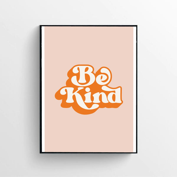 Be Kind Pantone Poster