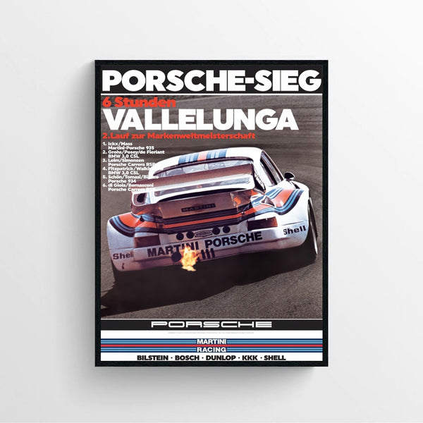 vallelunga martini racing 935 porsche poster