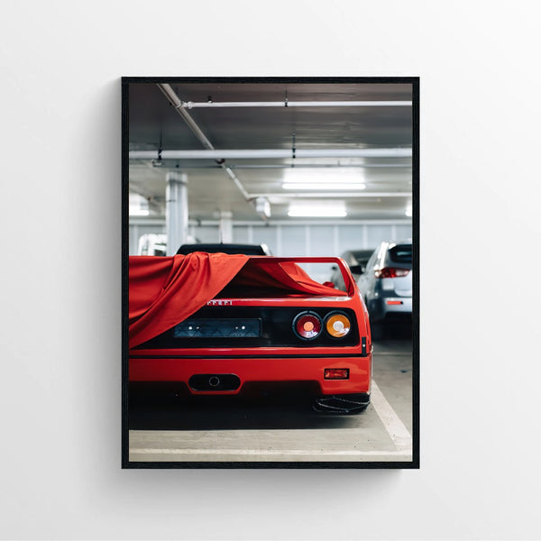 THE ARTWORK A Ferrari F40 Poster