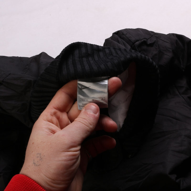 Nike  Full Zip Up Windbreaker Jacket Medium Black
