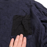 Uniqlo JW Anderson Pocket Long Sleeve Sweatshirt Men's Large Navy Blue