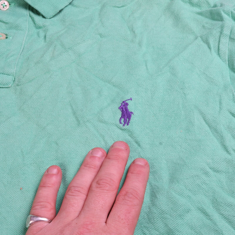 Ralph Lauren Short Sleeve Button Up Polo Shirt Men's XX-Large (2XL) Green