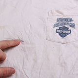 Harley Davidson Short Sleeve Back Print T-Shirt Men's  X-Large White