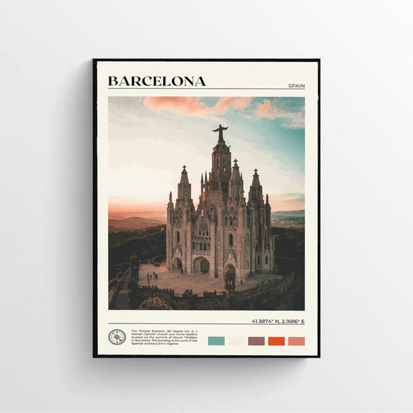 Barcelona Photo Art Print Poster