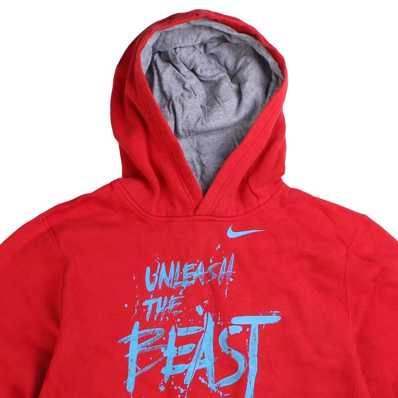 Nike Unleash the Beast Pullover Hoodie Large Red