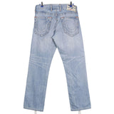 True Religion 90's Billy Super T Slim Light Wash Denim Jeans / Pants 30 x 30 Blu