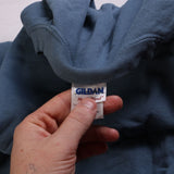 Gildan Brandson Heavyweight Crewneck Sweatshirt Men's X-Large Blue