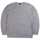 Hillcrop Basic  Heavyweight Plain Crewneck Sweatshirt Large Grey