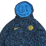 Nike Milan Camo Pullover Hoodie XLarge Blue