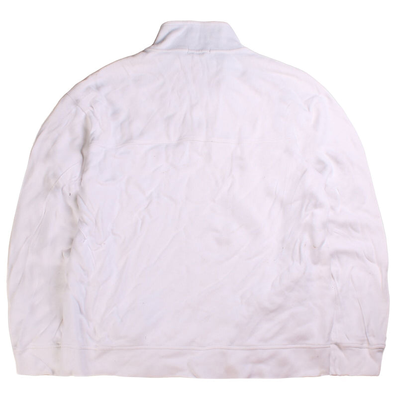 Nautica Quarter Zip Heavyweight Sweatshirt Men's X-Large White