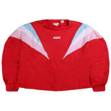 Levi's Spellout Logo Crewneck Heavyweight Sweatshirt Women's Large Red