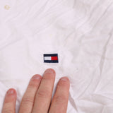 Tommy Hilfiger Plain Long Sleeve Button Up Shirt Men's XX-Large (2XL) White