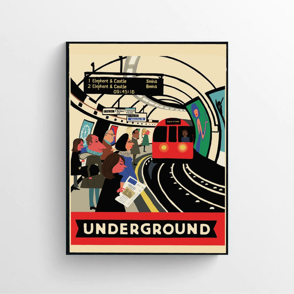 London Underground Tube poster