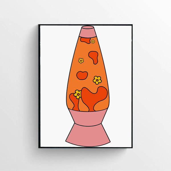 Lava Lamp Print Poster