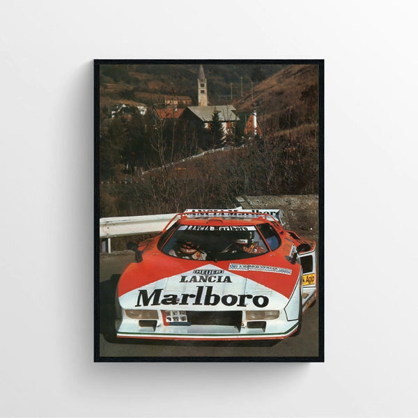 LANCIA FULVIA HF MARLBORO RALLY poster