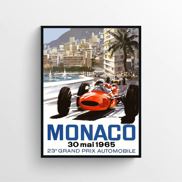 Ferrari F1 Monaco Poster