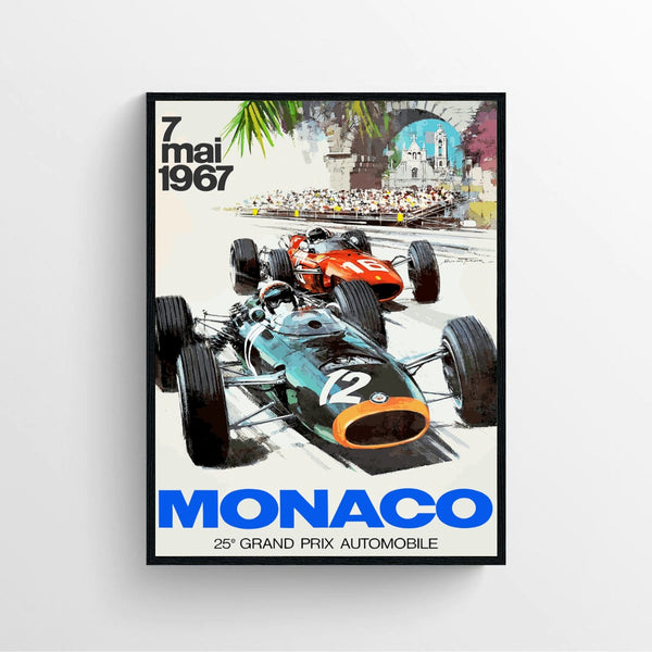 Monaco Grand Prix - 1967 Poster