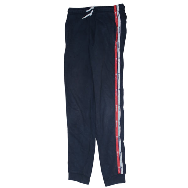 Champion 90's Elasticated Waistband Drawstrings Casual Joggers / Sweatpants Large Navy Blue