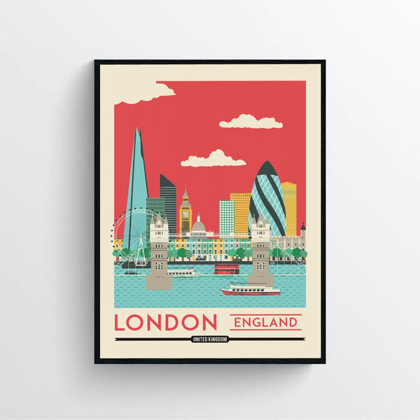 London Wall Art Print Poster