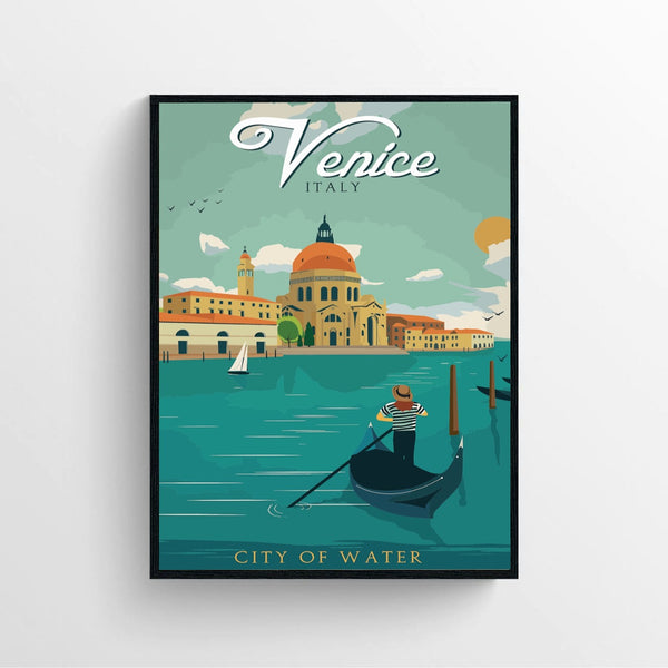 Italy Venice Travel Poster