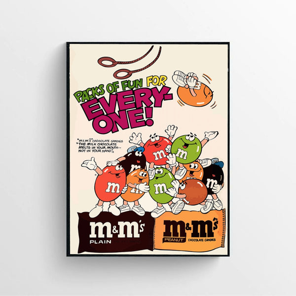 M&Ms Chocolate Poster