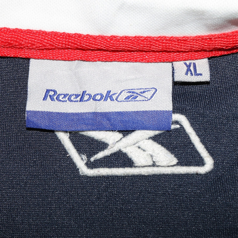 Reebok 90's Sportswear Full Zip Up Sweatshirt XLarge Blue