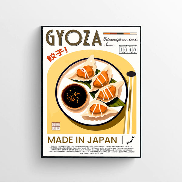 Gyoza Print Poster