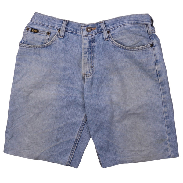 Lee 90's Baggy Denim Shorts 30 Blue